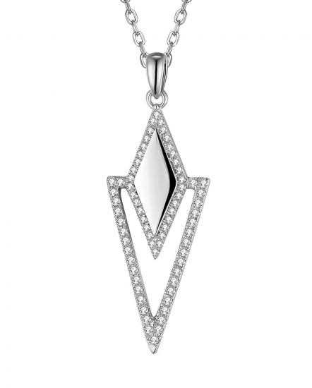 KITE SHAPE  DIAMOND PENDANT (TP2350)